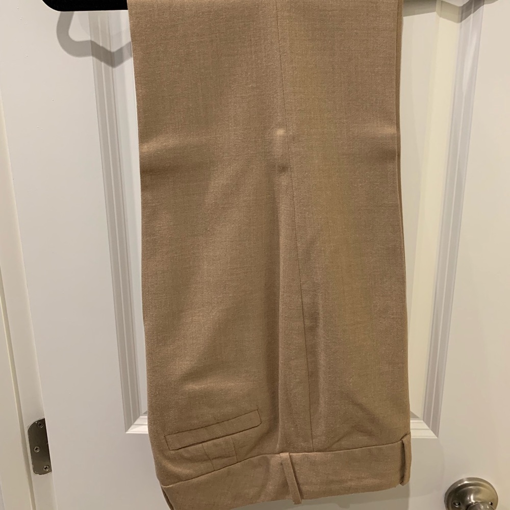 Banana Republic camel wool pants.